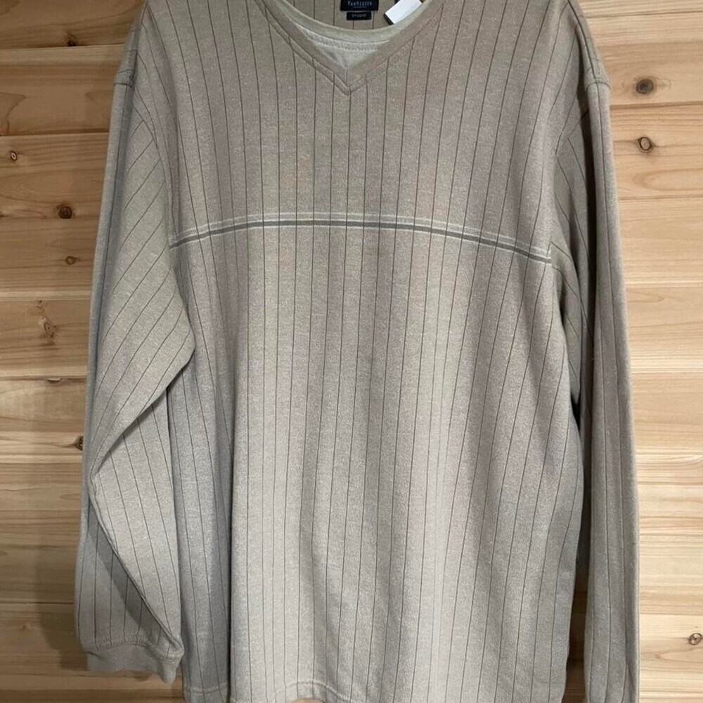 Van Heusen Studio Grey Pinstripe F 475